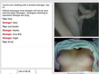 Bradavky dostať ťažký cez a veľký šachta na omegle