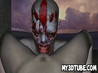 3d zombi seductress duke thau dhe fucked jashtë