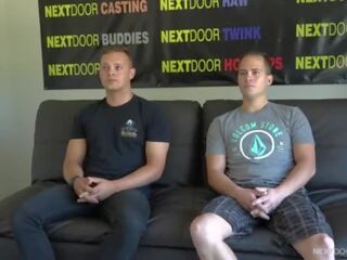 Straight Amateur's First Gay Blowjob At Audition - NextDoorStudios