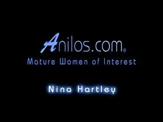 Turned on mature granny Nina Hartley masturbating