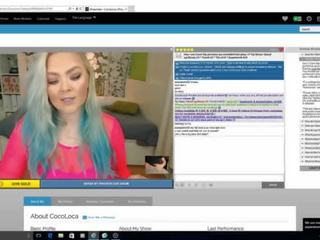 Reusachtig mees camgirl houdt vet penis - camgirlstalk.com