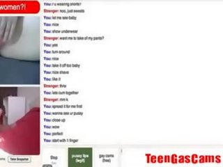 Omegle Series #14 - babe Rides Me With Her Hair Br