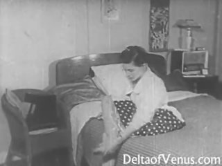 Vintáž dospelé klip 1950s - sexuálny sliedič súložiť - peeping tom
