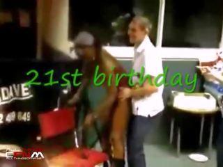 Smashing Black Stripper Strips & Whips youth On His 18th