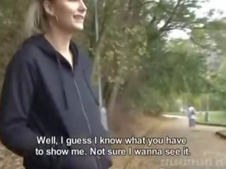 Czech amateur jogging beauty gets some fuck for cash