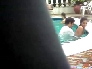 Couple Fucks In A Public Pool film