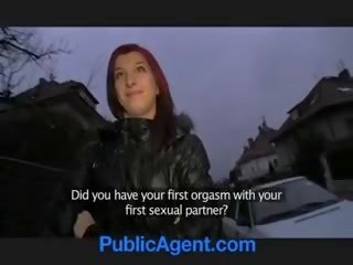 PublicAgent Bara Her Pussy Gets Wet Talking About sex clip