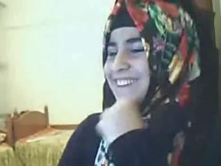Hijab cariño que muestra culo en cámara web árabe xxx película canal