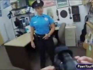 Latina Police Officer Fucked By Pawn chap