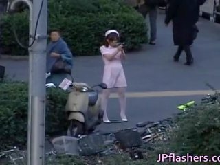Naughty Asian mistress Is Pissing In Public