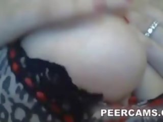 Busty Brunette deity Sucking On A Dildo On Web Cam