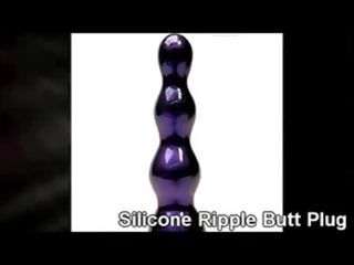 Alunas silicone ripple rabo plugue