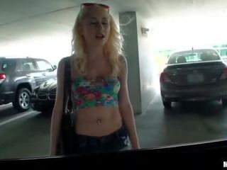 Enchantress blonde teen picked up and fucked