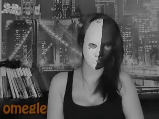 Skinny White lady Playing Omegle dirty film Game