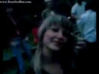 Slut Strips At Outdoor Party