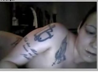 Shaven tatoo gaja filmagens dela material em omegle