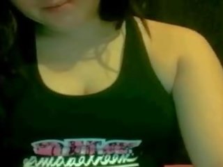 Smooth lover Licks Her Nips On Chatroulette