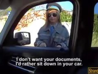 Beguiling Policewoman Latoya Tastes Warm Cum Of Strangers dick