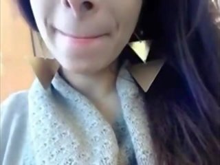 Camgirl hampir tertangkap onani di perpustakaan - tonton lebih di www.angelzlive.com